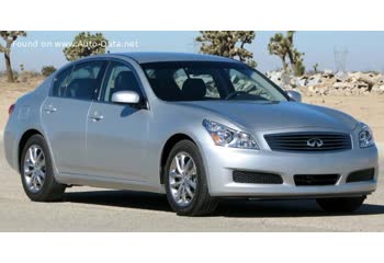 المواصفات والتفاصيل التقنية الكاملة 2006 Infiniti G35 Sedan (V36) 3.5 i V6 24V X AWD (309 Hp)