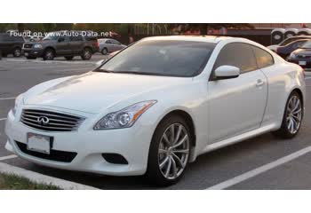 المواصفات والتفاصيل التقنية الكاملة 2009 Infiniti G37 Coupe (V36) 3.7 V6 (320 Hp) Automatic