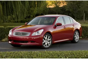 المواصفات والتفاصيل التقنية الكاملة 2008 Infiniti G37 Sedan (V36) 3.7 V6 (328 Hp) AWD Automatic