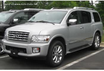 Full specifications and technical details 2007 Infiniti QX56 (facelift 2007) 5.6 V8 (325 Hp) AWD Automatic