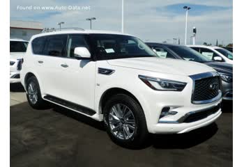 المواصفات والتفاصيل التقنية الكاملة 2017 Infiniti QX80 (facelift 2017) 5.6 V8 (400 Hp) AWD Automatic