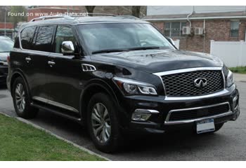 Full specifications and technical details 2014 Infiniti QX80 5.6 V8 (405 Hp) AWD Automatic