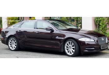 Full specifications and technical details 2009 Jaguar XJ Long (X351) 5.0 V8 Supercharged (470 Hp) Automatic 6-speed