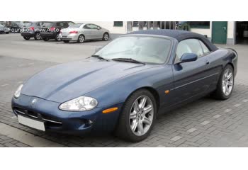 المواصفات والتفاصيل التقنية الكاملة 2002 Jaguar XK Convertible (X100) 4.2 V8 (298 Hp) Automatic