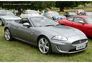 Full specifications and technical details 2009 Jaguar XK Convertible (X150, facelift 2009) 5.0 V8 (385 Hp) Automatic