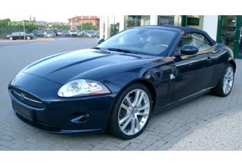 المواصفات والتفاصيل التقنية الكاملة 2006 Jaguar XK Convertible (X150) 4.2 V8 (298 Hp) Automatic