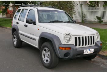 Vollständige Spezifikationen und technische Details 2004 Jeep Cherokee III (KJ) 2.8 CRDi (163 Hp)