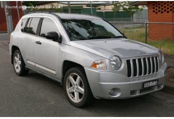 Full specifications and technical details 2006 Jeep Compass I (MK) 2.4 (170 Hp) CVT 4x4