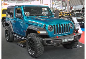 المواصفات والتفاصيل التقنية الكاملة 2017 Jeep Wrangler IV (JL) Rubicon 2.0 Turbo (270 Hp) eTorque Mild Hybrid 4x4 Automatic