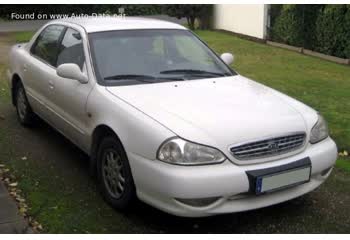 Full specifications and technical details 1998 Kia Clarus (GC) 1.8i 16V (116 Hp)