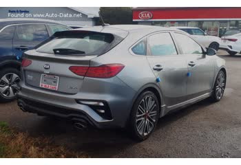 Full specifications and technical details 2019 Kia Forte5 III 1.6 Gamma Turbo GDI (201 Hp) DCT