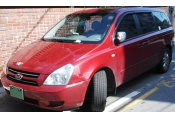 المواصفات والتفاصيل التقنية الكاملة 2006 Kia Grand Carnival II 2.9 CRDi (170 Hp) Automatic