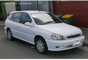 المواصفات والتفاصيل التقنية الكاملة 2000 Kia Rio I Hatchback (DC) 1.5i 16V (108 Hp)