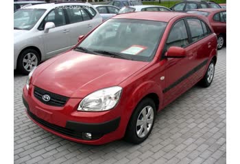 المواصفات والتفاصيل التقنية الكاملة 2005 Kia Rio II Hatchback (JB) 1.4 i 16V (97 Hp) Automatic