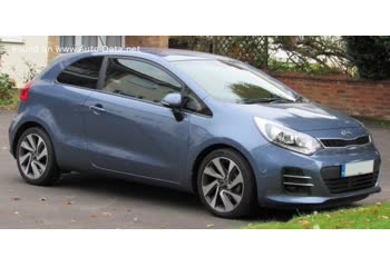 المواصفات والتفاصيل التقنية الكاملة 2015 Kia Rio III Hatchback (UB, facelift 2015) 3 door 1.2 (84 Hp)