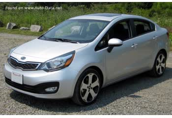 المواصفات والتفاصيل التقنية الكاملة 2011 Kia Rio III Sedan (UB) 1.4 16V (109 Hp) automatic