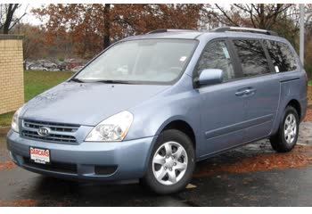 المواصفات والتفاصيل التقنية الكاملة 2006 Kia Sedona II LWB 3.8 V6 (254 Hp) Automatic