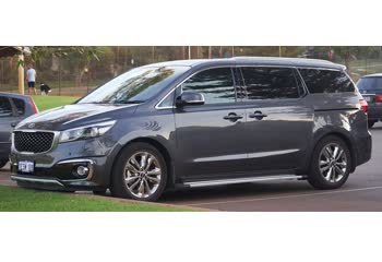 Full specifications and technical details 2015 Kia Sedona III 3.3 V6 (280 Hp) Automatic