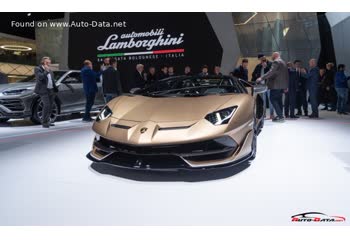 Vollständige Spezifikationen und technische Details 2018 Lamborghini Aventador SVJ Roadster 6.5 V12 (770 Hp) 4WD ISR