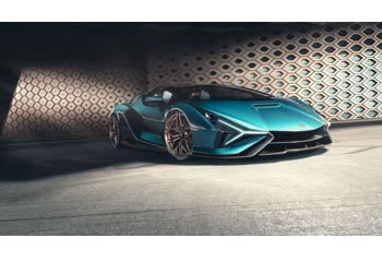 Full specifications and technical details 2020 Lamborghini Sian Roadster 6.5 V12 (819 Hp) Hybrid AWD ISR