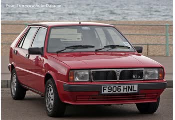 المواصفات والتفاصيل التقنية الكاملة 1987 Lancia Delta I (831, facelift 1986) HF Turbo 1.6 (132 Hp)