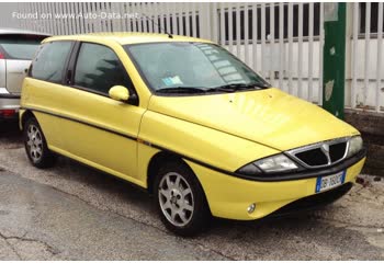 المواصفات والتفاصيل التقنية الكاملة 1997 Lancia Y (840) 1.1 (54 Hp)