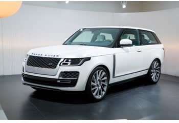 Vollständige Spezifikationen und technische Details 2018 Land Rover Range Rover SV coupe 5.0 V8 (566 Hp) AWD Automatic