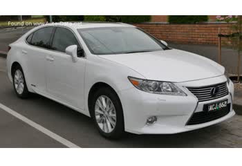 المواصفات والتفاصيل التقنية الكاملة 2012 Lexus ES VI (XV60) 350 (268 Hp) ECT-i