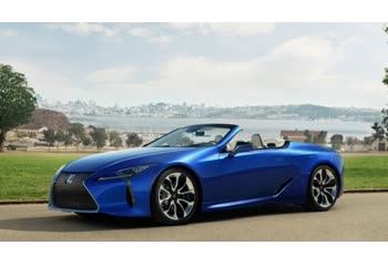 Vollständige Spezifikationen und technische Details 2020 Lexus LC Convertible 500 V8 (477 Hp) Automatic