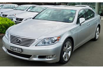 المواصفات والتفاصيل التقنية الكاملة 2009 Lexus LS IV (facelift 2009) 460 V8 (367 Hp) AWD Super ECT