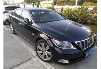 المواصفات والتفاصيل التقنية الكاملة 2006 Lexus LS IV Long 460 L V8 (380 Hp) Super ECT