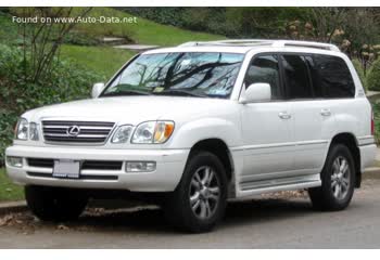 Full specifications and technical details 2002 Lexus LX II (facelift 2002) 470 V8 (235 Hp) AWD Automatic