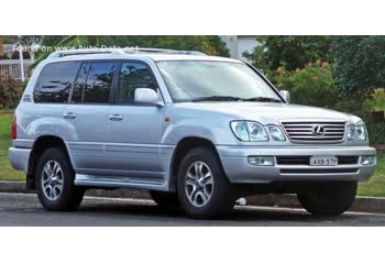 المواصفات والتفاصيل التقنية الكاملة 2005 Lexus LX II (facelift 2005) 470 V8 (275 Hp) AWD Automatic