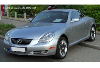 المواصفات والتفاصيل التقنية الكاملة 2001 Lexus SC II 430 (285 Hp)