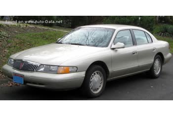 Full specifications and technical details 1995 Lincoln Continental IX 4.6 V8 32V (279 Hp)