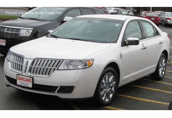 Full specifications and technical details 2010 Lincoln MKZ I (facelift 2010) 3.5 V6 24V (263 Hp) AWD Automatic