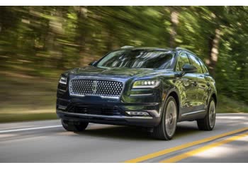 Full specifications and technical details 2020 Lincoln Nautilus I (facelift 2020) 2.0 (250 Hp) AWD Automatic