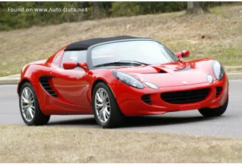 المواصفات والتفاصيل التقنية الكاملة 2000 Lotus Elise (Series 2) 1.8 i 16V (122 Hp)