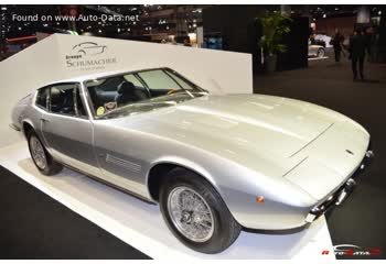 Full specifications and technical details 1969 Maserati Ghibli I (AM115) SS 5.0 V8 (335 Hp)