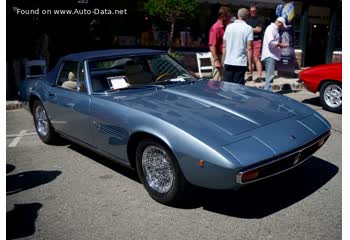 Vollständige Spezifikationen und technische Details 1969 Maserati Ghibli I Spyder (AM115) 4.7 V8 (330 Hp)