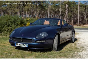 Full specifications and technical details 2001 Maserati Spyder 4.2 i V8 32V (390 Hp)