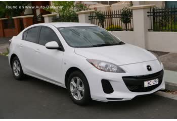 المواصفات والتفاصيل التقنية الكاملة 2011 Mazda 3 II Sedan (BL, facelift 2011) 2.0i (150 Hp) Automatic