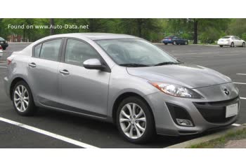 المواصفات والتفاصيل التقنية الكاملة 2009 Mazda 3 II Sedan (BL) 2.2 CD (150 Hp)