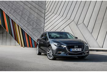 المواصفات والتفاصيل التقنية الكاملة 2017 Mazda 3 III Sedan (BM, facelift 2017) 2.0 SkyActiv-G (120 Hp) Automatic