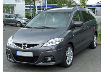 Full specifications and technical details 2008 Mazda 5 I (facelift 2008) 2.0 CD (110 Hp)