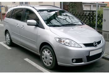 المواصفات والتفاصيل التقنية الكاملة 2005 Mazda 5 I 2.0 CD (143 Hp)