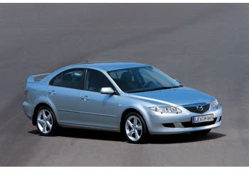 المواصفات والتفاصيل التقنية الكاملة 2002 Mazda 6 I Hatchback (Typ GG/GY/GG1) 2.0 CD (121 Hp)