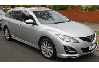 المواصفات والتفاصيل التقنية الكاملة 2010 Mazda 6 II Combi (GH, facelift 2010) 1.8 (120 Hp)