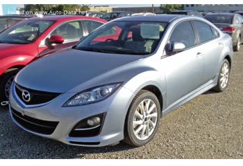 المواصفات والتفاصيل التقنية الكاملة 2010 Mazda 6 II Sedan (GH, facelift 2010) 2.0 (155 Hp) Activematic