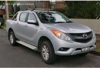 Full specifications and technical details 2011 Mazda BT-50 Dual Cab II 3.2 (200 Hp) 4x4